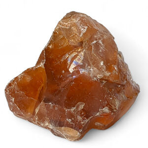 Amber Translucent‎ Art Glass Cullet Slag Glass #4XL82